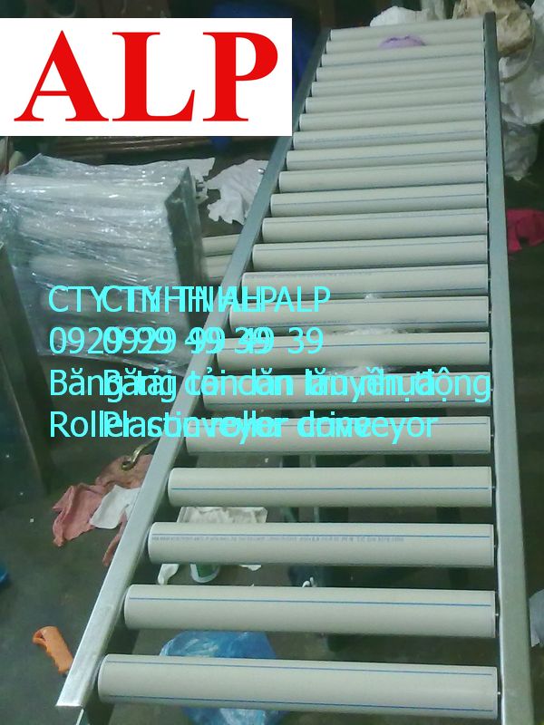 Băng tải con lăn nhựa – Giải pháp vận chuyển nhẹ, êm ái và sạch sẽ